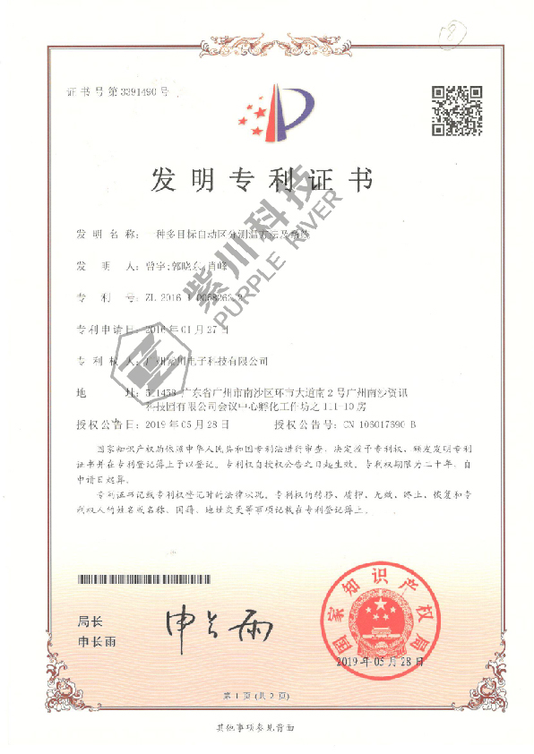 Patent for Invention 3